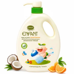 ENFANT Organic Nipple & Bottle Liquid Cleanser – Plant-Based Milk Residue Remover – Starter Bottle (700ml)
